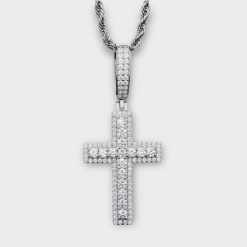 Moissannite Cross Necklace
