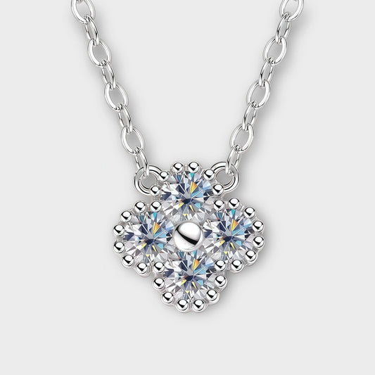 Moissanite Clover Necklace
