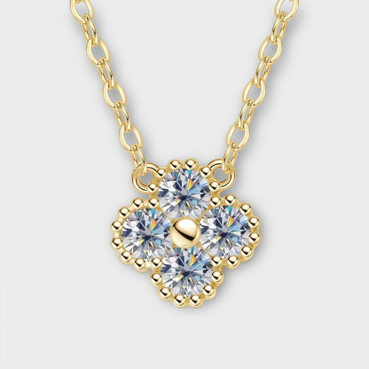 Moissanite Clover Necklace