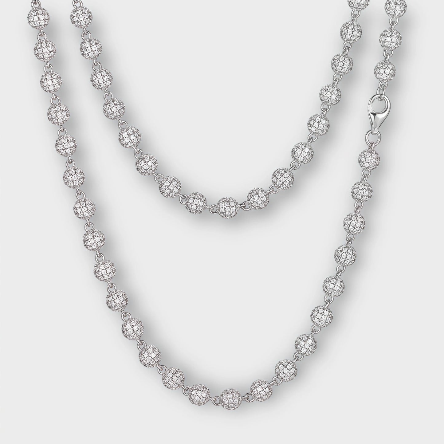 Ball Moissanite Chain