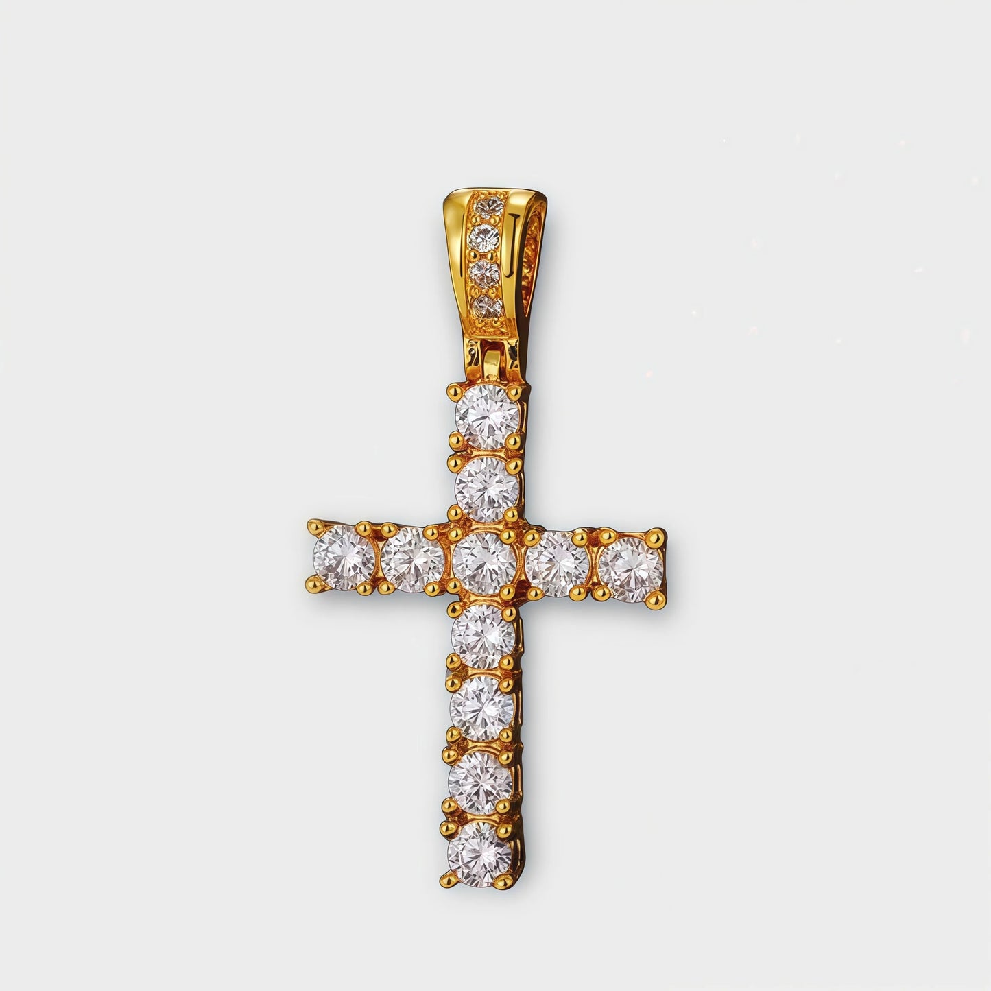 Moissanite Cross Necklace