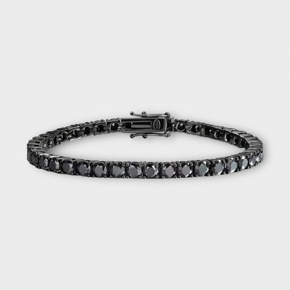 Black Moissanite Tennis Chain