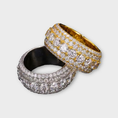 Single Row Moissanite Ring