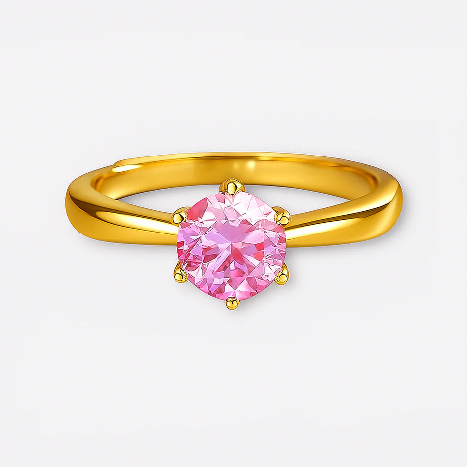 Moissanite Stud Rings