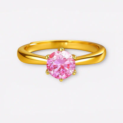 Moissanite Stud Rings