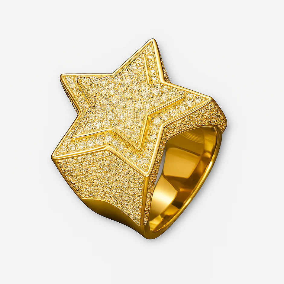 Star Moissanite Ring