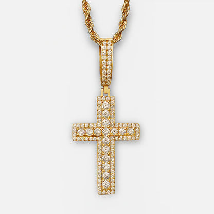 Moissannite Cross Necklace