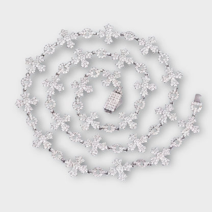 Moissanite Cross Style Chain