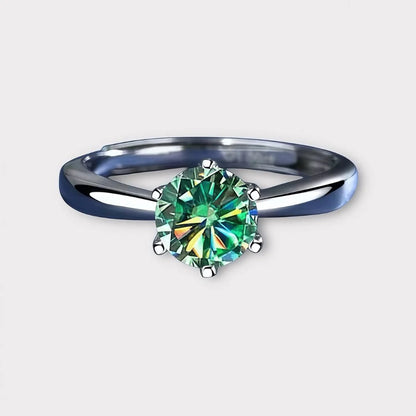 Moissanite Stud Rings