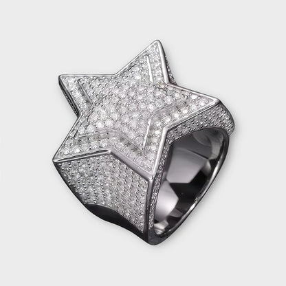 Star Moissanite Ring