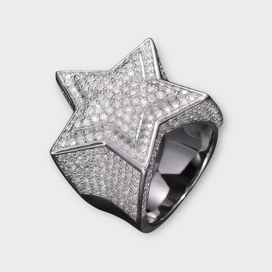 Star Moissanite Ring