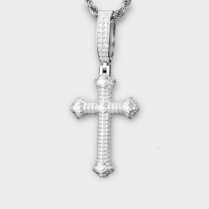 Moissanite Cross Chain