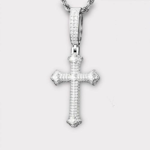 Moissanite Cross Chain