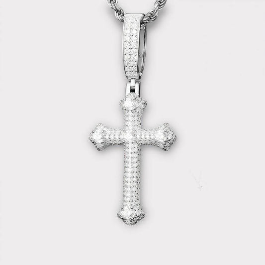 Moissanite Cross Chain