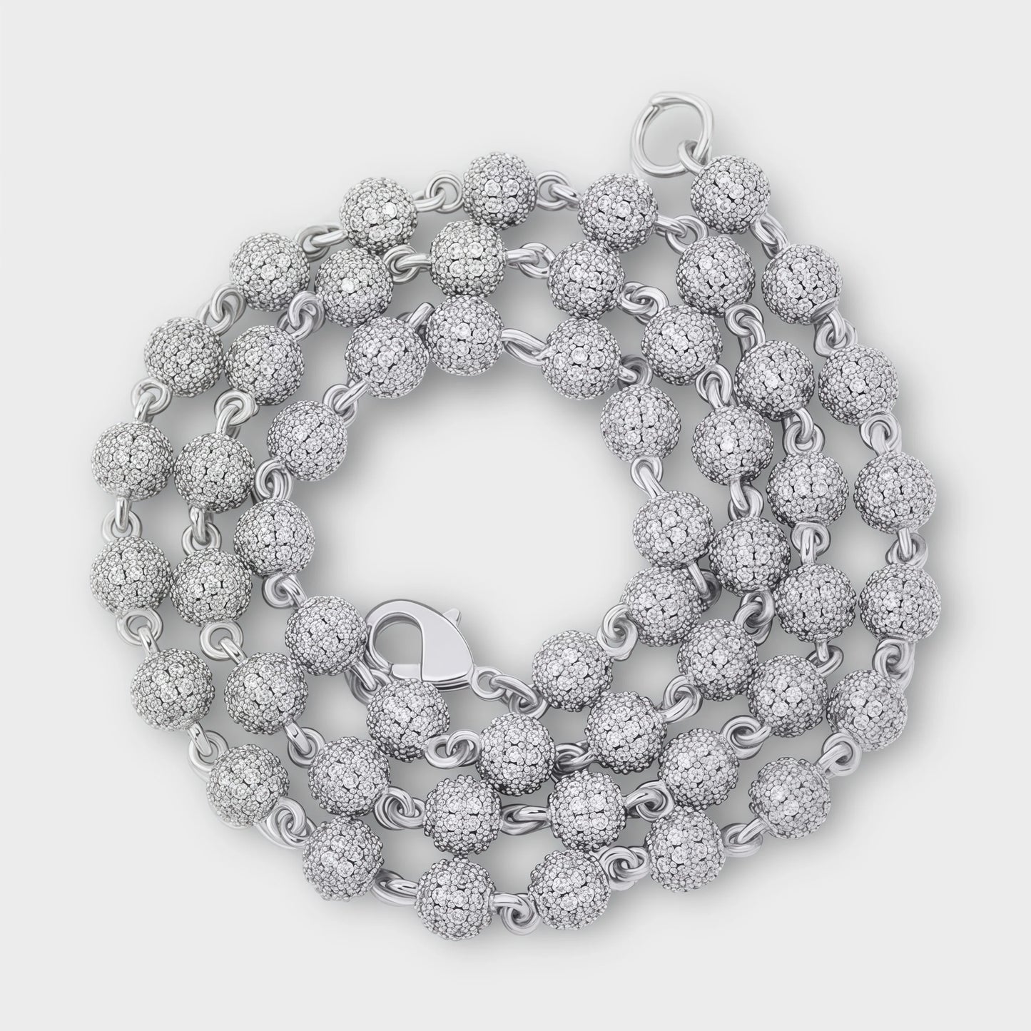 Ball Moissanite Chain