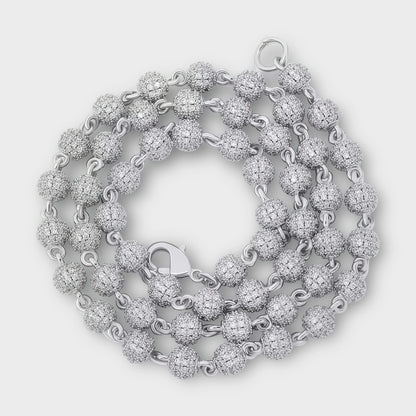 Ball Moissanite Chain