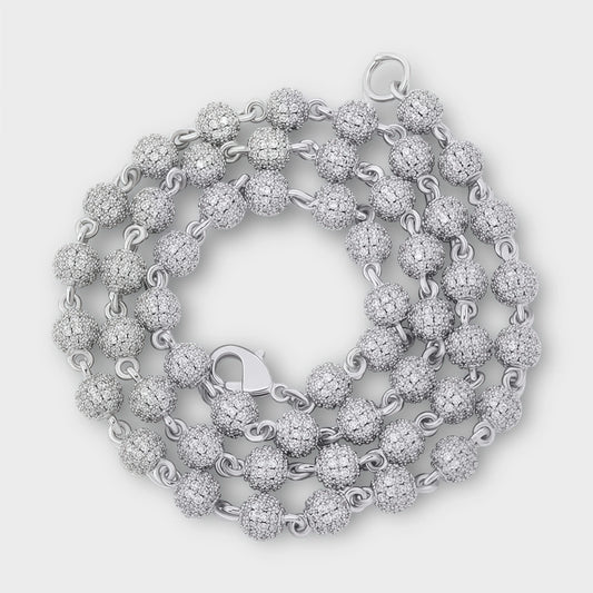 Ball Moissanite Chain
