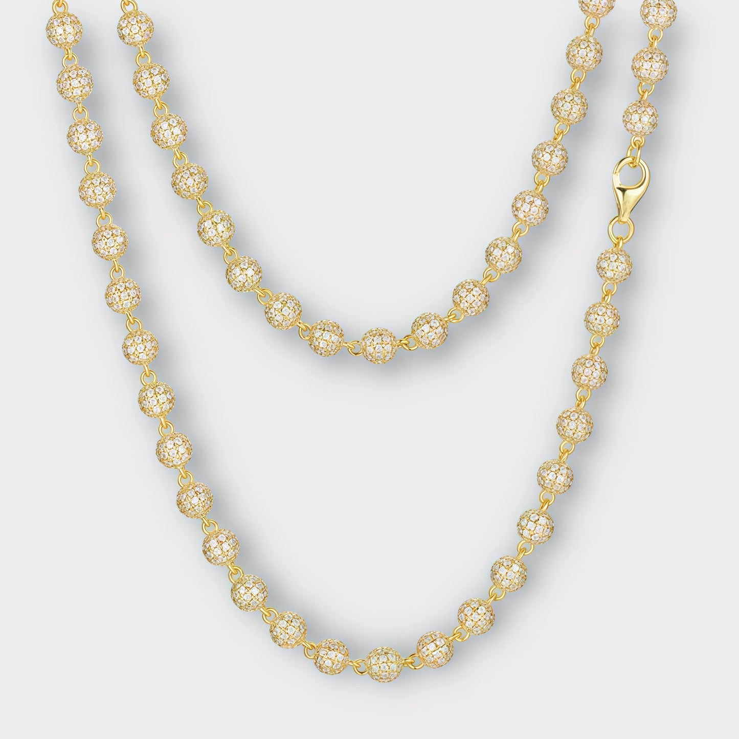 Ball Moissanite Chain